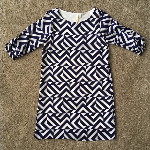Geometric Pattern Dress - Picture 1 of 1